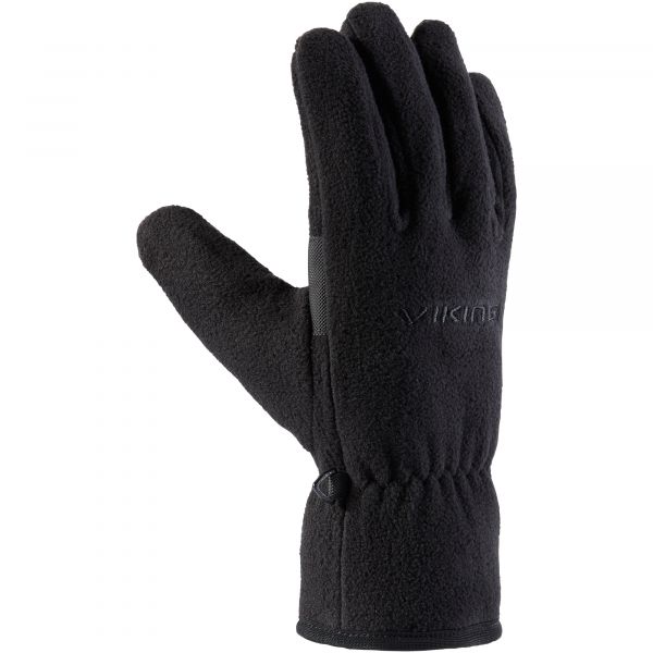 Unisex daudzfunkcionāli flīsa cimdi Viking Comfort - melni