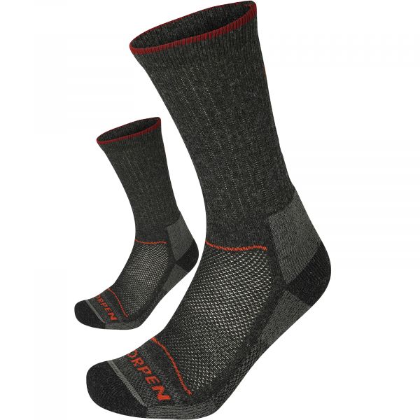Vīriešu Merino Hiker Eco Socks Lorpen T2WE - pelēks