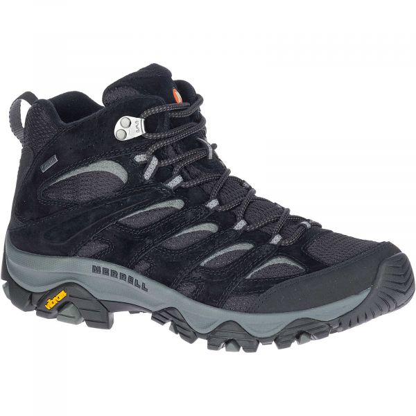 Vīriešu pārgājienu Merrell Moab 3 Mid GORE-TEX - melns