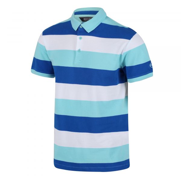 Vīriešu kokvilnas polo krekls Regatta Maxen - Antigua Stripe