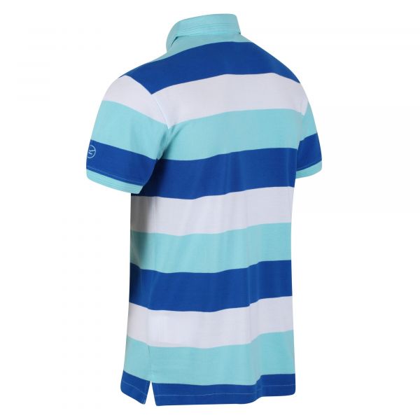 Vīriešu kokvilnas polo krekls Regatta Maxen - Antigua Stripe