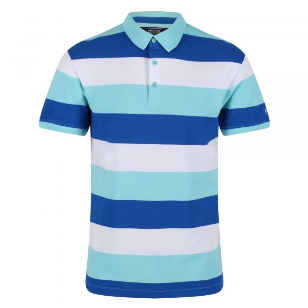 Vīriešu kokvilnas polo krekls Regatta Maxen - Antigua Stripe