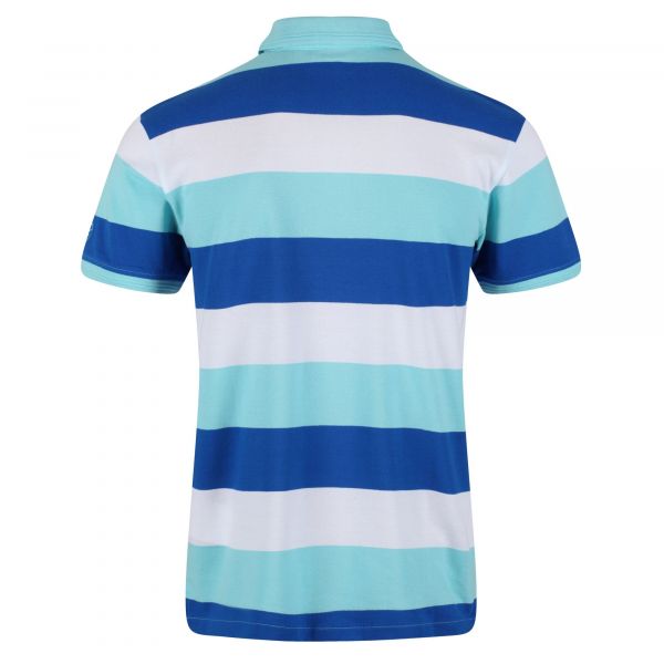 Vīriešu kokvilnas polo krekls Regatta Maxen - Antigua Stripe