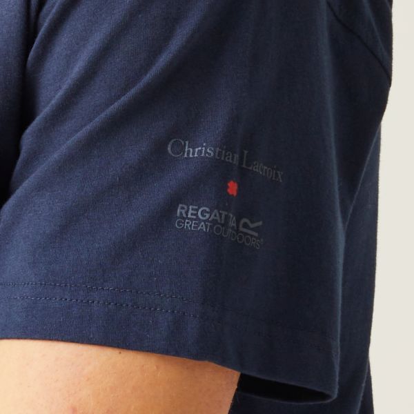 Vīriešu regates T-krekls Christian Lacroix Aramon - Navy