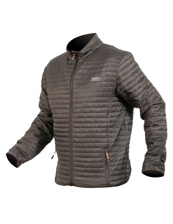 Vīriešu jaka - izolācijas slānis HART TAUNUS-PJ - Dark olive