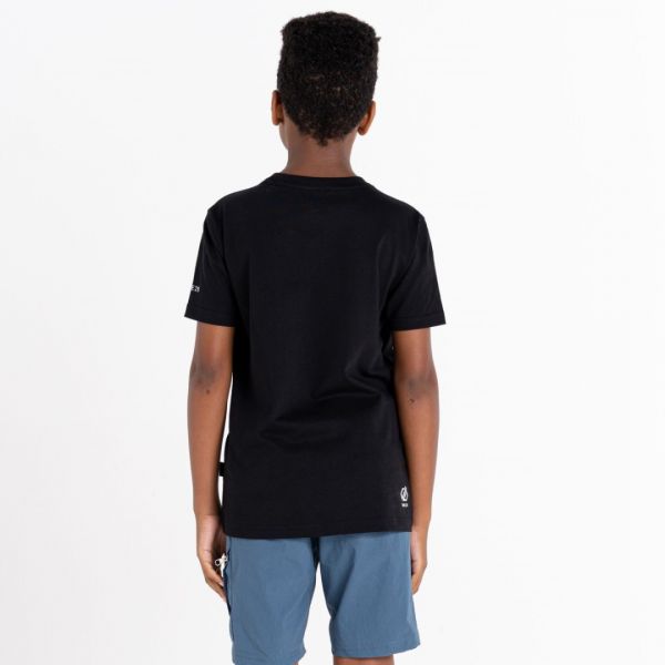 Bērnu T-krekls Dare2b Trailblazer - melns