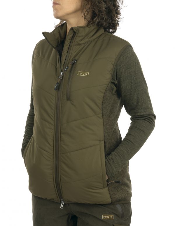 Sieviešu hibrīda veste HART CORMA-V - Dark Olive