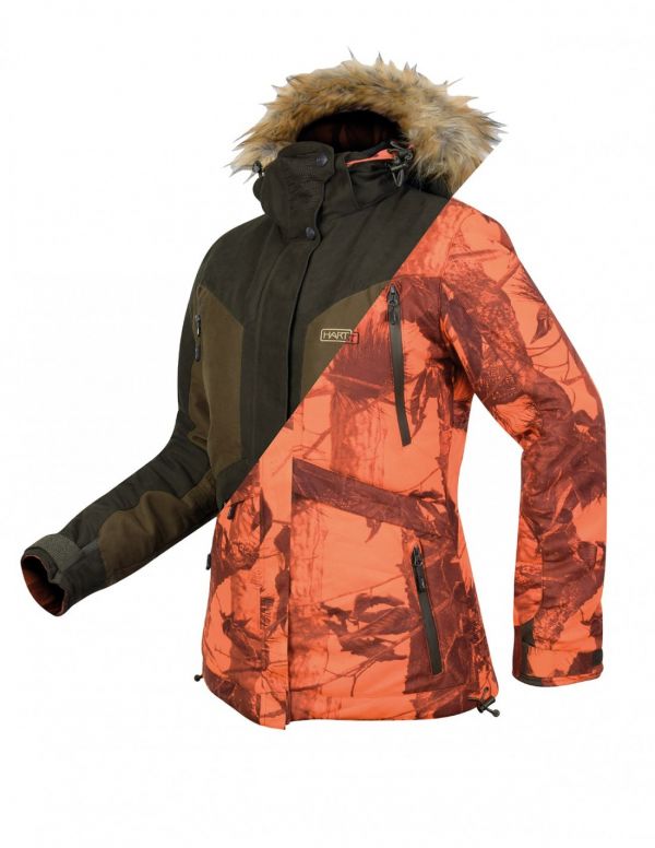 DIVPUSĒJA sieviešu jaka HART ALTAI-J 2D - brūna / camo