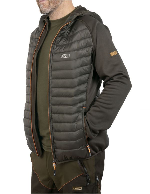 Vīriešu hibrīdjaka / džemperis HART ATMOS Hybrid - Dark Olive