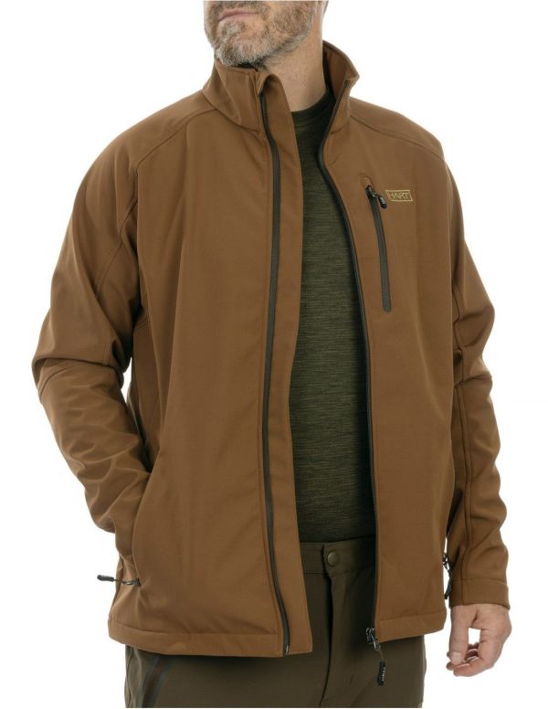 Vīriešu softshell jaka HART EGUR - Brown