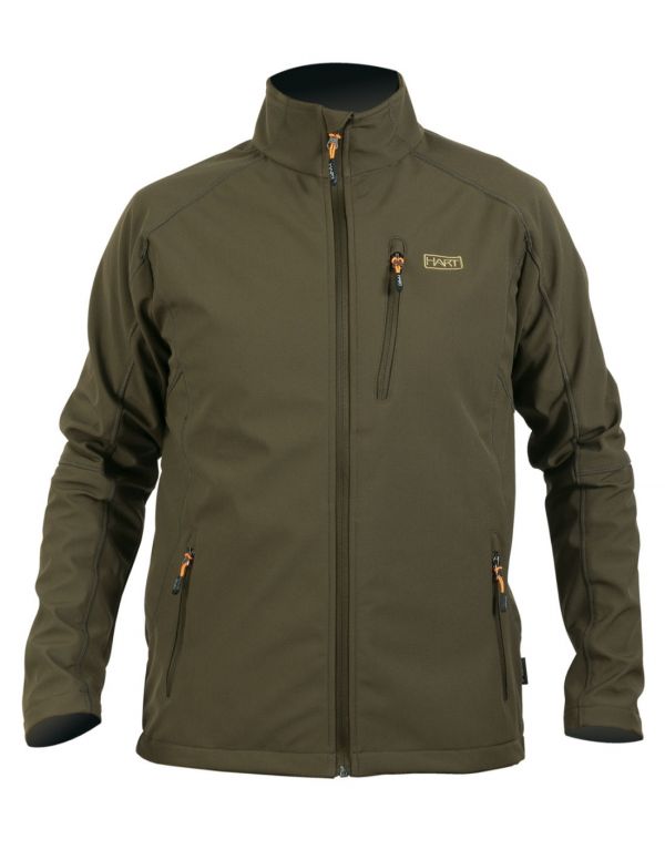 Vīriešu soft shell jaka HART EGUR - Dark Olive