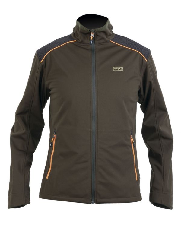Vīriešu soft shell jaka HART GOROSTA STRONG - Dark olive