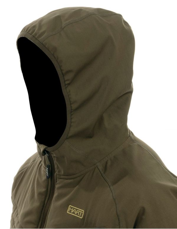 Džemperis/jaka HART IBICE HOODIE Hybrid - Dark Olive