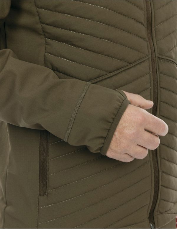 Džemperis/jaka HART IBICE HOODIE Hybrid - Dark Olive