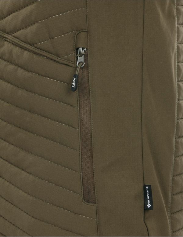 Džemperis/jaka HART IBICE HOODIE Hybrid - Dark Olive