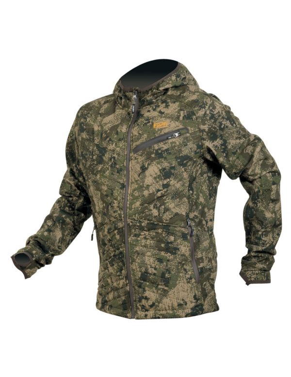 Kamuflāžas džemperis/jaka HART IBICE HOODIE Hybrid — Pixel Forest
