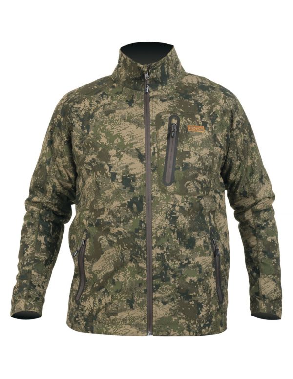 Kamuflāžas jaka/džemperis HART IBICE-PS Fleece - Pixel Forest
