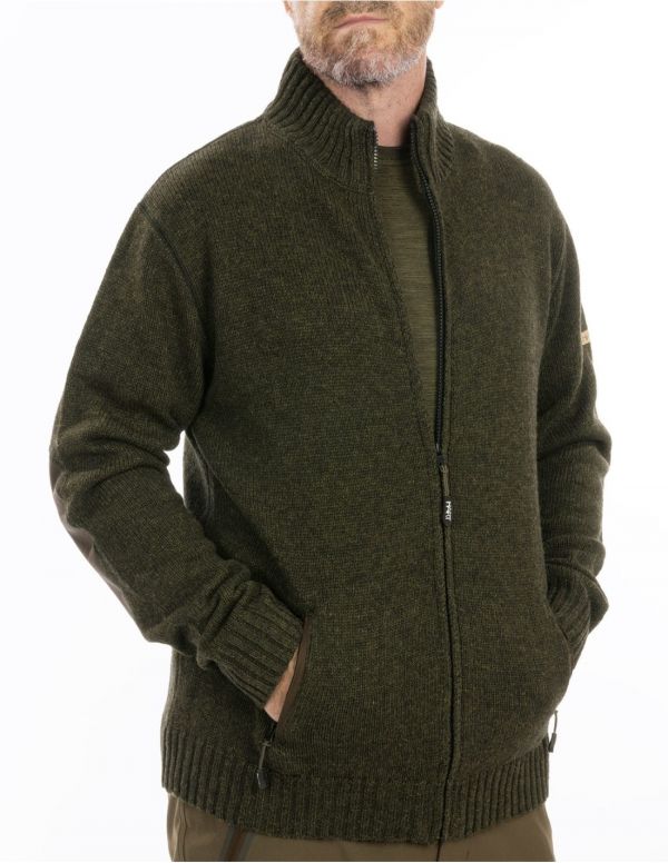 Vilnas kardigans HART Nevis FZ - Dark Olive