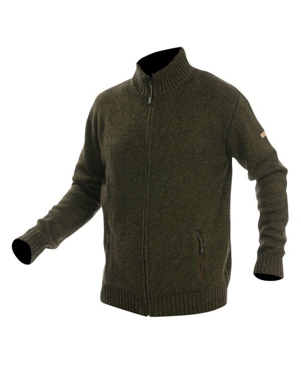 Vilnas kardigans HART Nevis FZ - Dark Olive