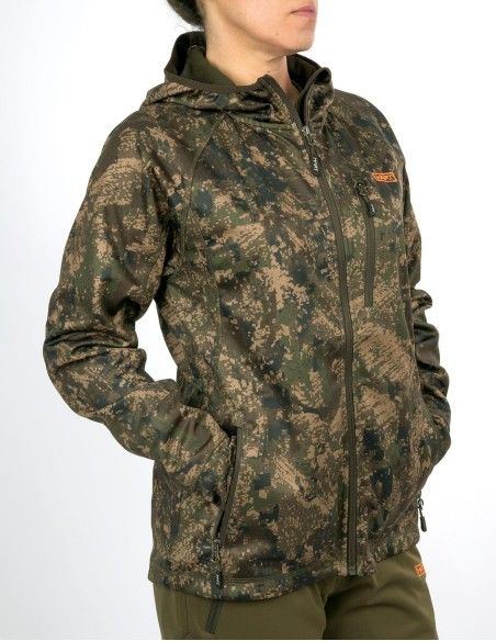 Sieviešu kamuflāžas džemperis STILK-HXT - Pixel Camo