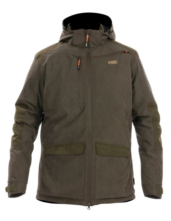 Siltināta klasiska jaka HART TAUNUS WR J - Dark Olive
