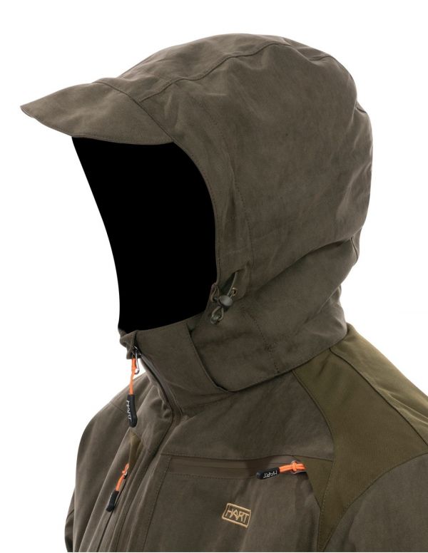 Siltināta klasiska jaka HART TAUNUS WR J - Dark Olive