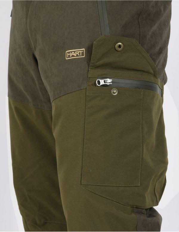Vīriešu apsildāmās bikses HART TAUNUS XHP-TW - Dark Olive