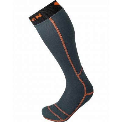 Unisex zeķes atpūtas slēpošanai Lorpen T3+ BIOWARMER Black Orange